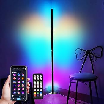 調光・カラーコントロール可能なLEDフロアランプ Amazon.co.jp : RGB 変色 フロアランプ 調光可能 フロアライト